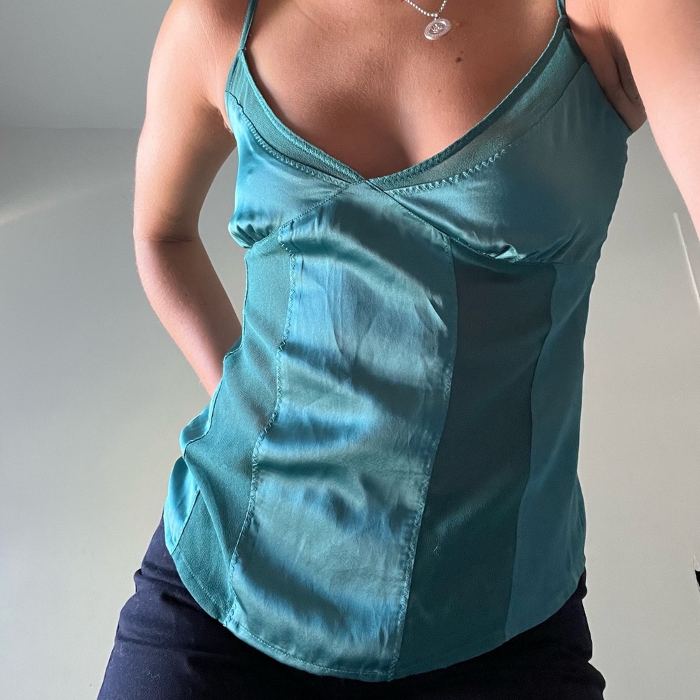 Turquoise tank top